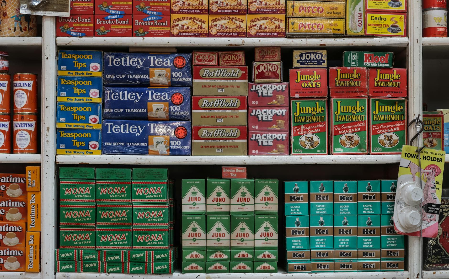 Premium retail tea shelf - the destination our private-label and co-pack runs are built for.